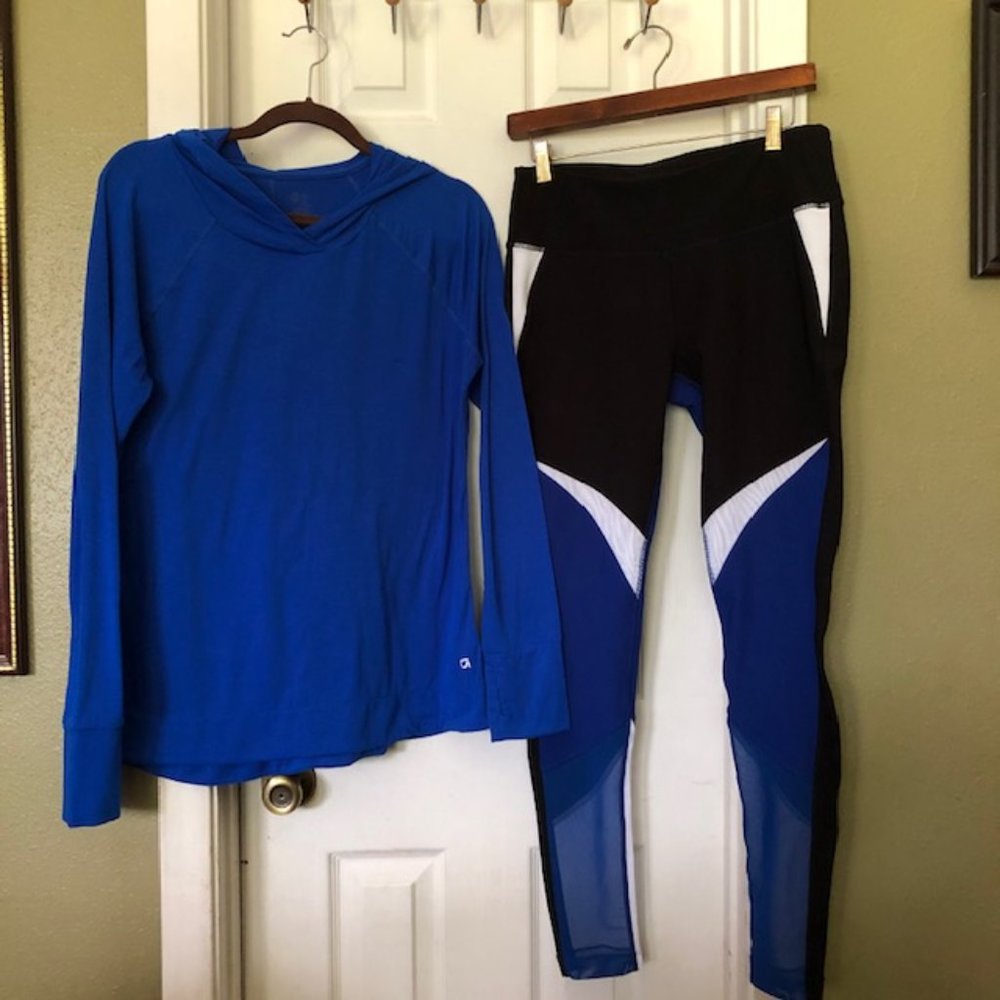 Athletic Bundle-Leggings with top-2 pieces